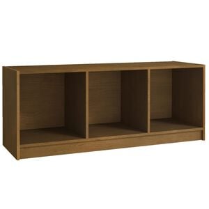 vidaXL TV-taso hunajanruskea 104x33x41 cm t&auml;ysi m&auml;nty