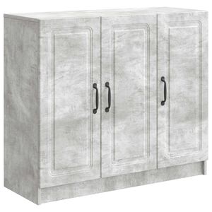 vidaXL Sivup&ouml;yt&auml; Betoninharmaa 89 x 34,5 x 77 cm Tekninen puu