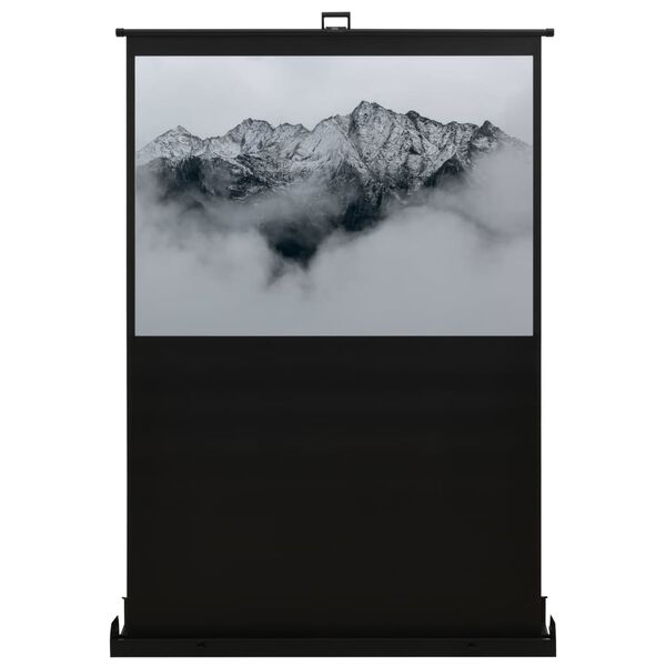 vidaXL Lattiasta nouseva valkokangas 60" 4:3