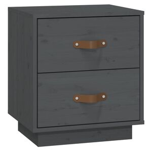 vidaXL Y&ouml;p&ouml;yt&auml; harmaa 40x34x45 cm t&auml;ysi m&auml;nty
