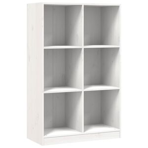vidaXL Kirjahylly valkoinen 70x33x110 cm t&auml;ysi m&auml;nty