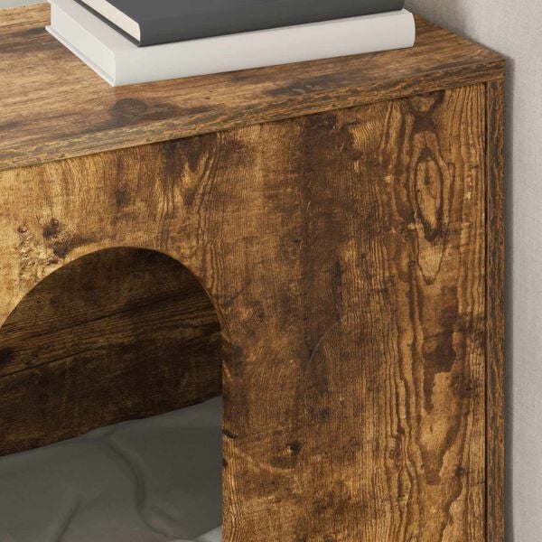 vidaXL Kissatalo Savup&auml;hkin&auml; 51 x 30 x 52 cm Tekninen puu