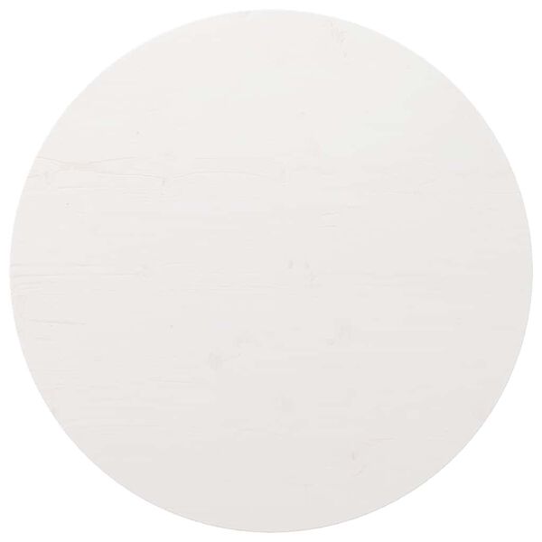 vidaXL P&ouml;yt&auml;levy py&ouml;re&auml; valkoinen &Oslash;80x3 cm t&auml;ysi m&auml;nty