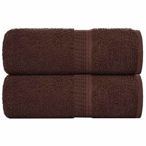 vidaXL Pesupyyhkeet SAMPAKKO 2 kpl Ruskea 30x30 cm 360 gsm