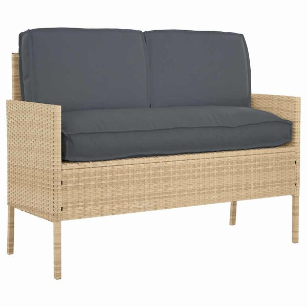 vidaXL Palletin tyynykokoelma 3 pcs Antrasiitti 120 x 50 x 12 cm