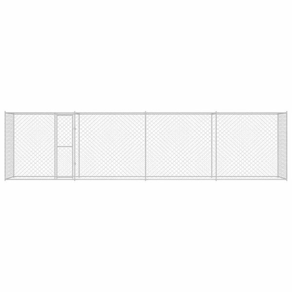 vidaXL Koiranh&auml;kki Hopea 800 x 200 x 200 cm Galvanoitu ter&auml;s