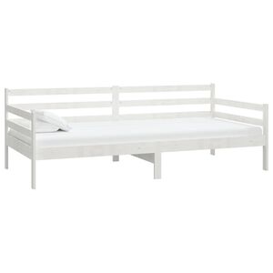 vidaXL P&auml;iv&auml;vuode valkoinen t&auml;ysi m&auml;nty 90x200 cm