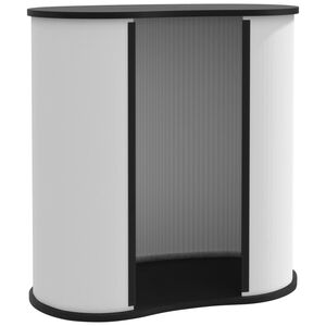 vidaXL Messutiski kokoontaittuva 90x48x93 cm tekninen puu