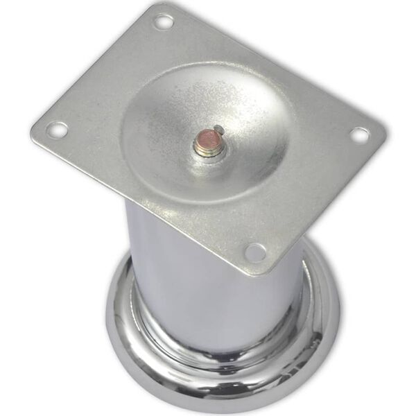 vidaXL Py&ouml;re&auml;t sohvanjalat 8 kpl kromi 60 mm