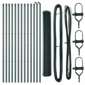 vidaXL Aitalatu Vihre&auml; 25 x 1 m (25 mm verkko) Ter&auml;s