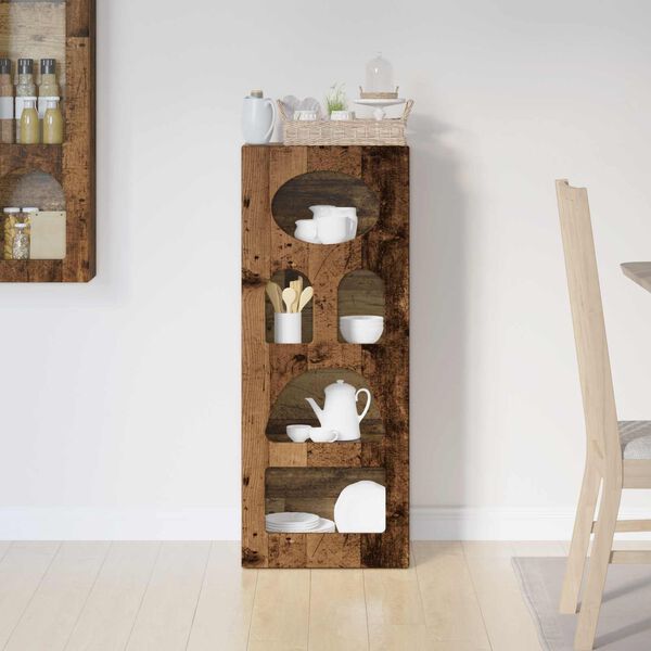 vidaXL Sivup&ouml;yt&auml; Vanha puu 40 x 35 x 100,5 cm Tekninen puu