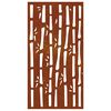 vidaXL Puutarhasein&auml;koriste 105x55 cm corten ter&auml;s bambukuvio