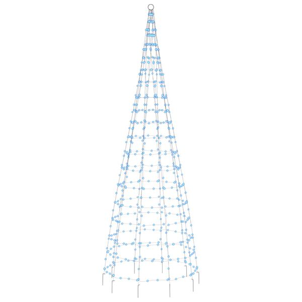 vidaXL LED joulukuusi 550 sinist&auml; LED-valoa 300 cm