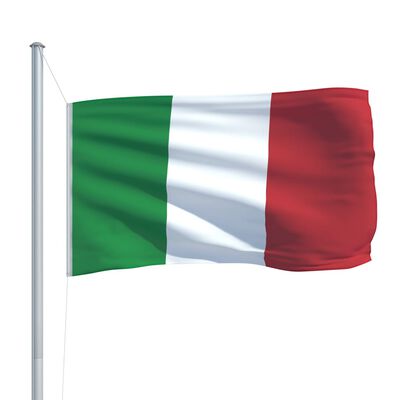 vidaXL Italian lippu ja tanko alumiini 6,2 m