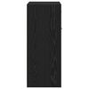 vidaXL Kylpyhuonekaappi Musta tammi. 60 x 33 x 80 cm Tekninen puu
