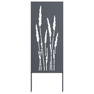 vidaXL Puutarhan yksityisyyden verho Antrasiitti 50 x 140 cm