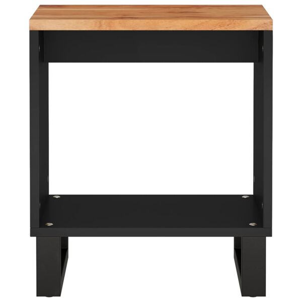 vidaXL Sohvapöytä 40x31x46 cm täysi akasiapuu ja tekninen puu