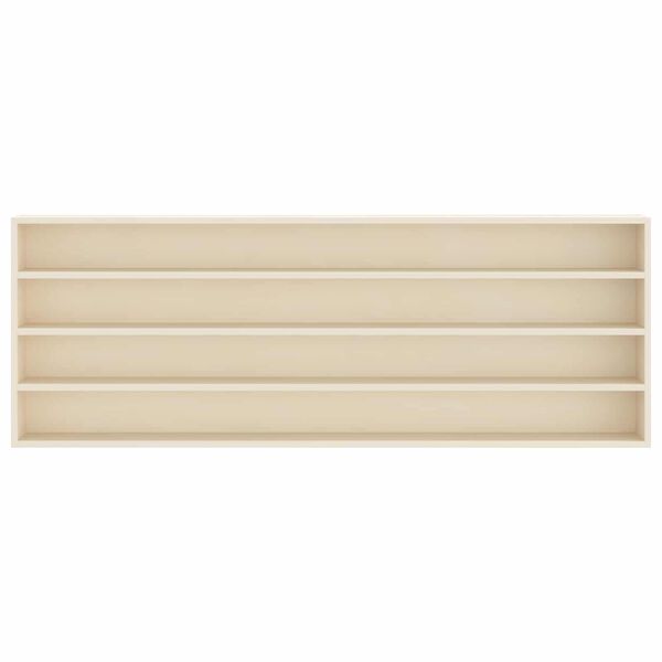 vidaXL Sein&auml;display-kaappi Beige 100 x 8,5 x 36 cm Tekninen puu