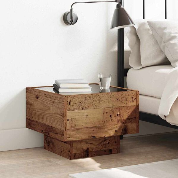 vidaXL Sohvap&ouml;yt&auml; Vanha puu 40 x 40 x 30 cm Tekninen puu