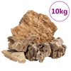 vidaXL Lohik&auml;&auml;rmekivet 10 kg ruskea 5-30 cm