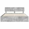 vidaXL S&auml;ngyn runko Betoni 6FT Super King Size Massiivinen m&auml;nty