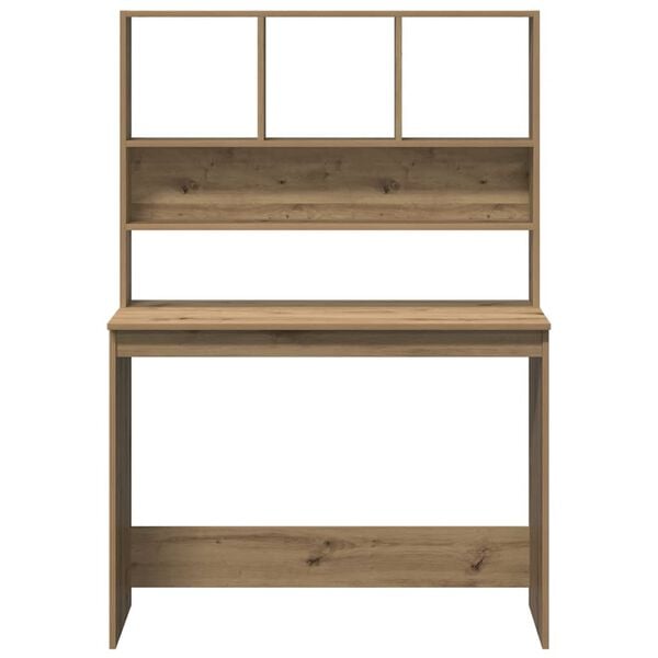 vidaXL Ty&ouml;p&ouml;yt&auml; hyllyill&auml; k&auml;sity&ouml;l&auml;inen tammi 102x45x148 cm