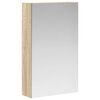 vidaXL Kylpyhuoneen Peilikaappi Sonoman tammi 30 x 10,5 x 50 cm