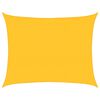 vidaXL Aurinkopurje 160 g/m&sup2; suorakaide keltainen 6x8 m HDPE
