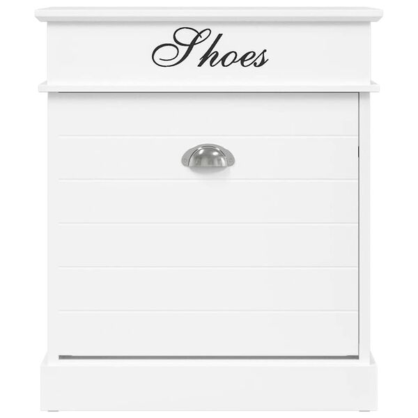 vidaXL Kenk&auml;kaappi valkoinen 50x28x58 cm keisaripuu