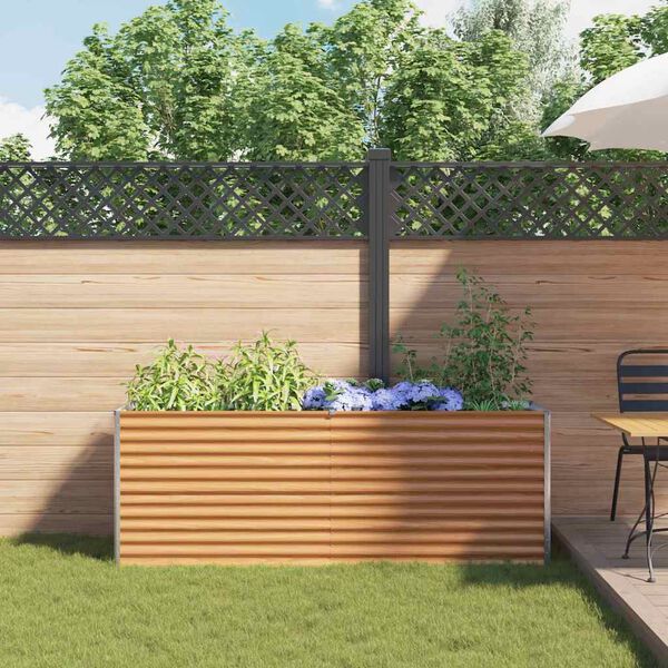 vidaXL Puutarhan Korotettu Kukkalaatikko 195 x 50 x 68 cm