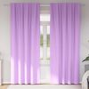 vidaXL Piment&auml;v&auml; verho renkailla 2 pcs Violetti 225 x 140 cm