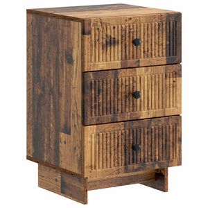vidaXL Y&ouml;p&ouml;yt&auml;kaappi Vanha puu 43 x 41 x 66,5 cm Tekninen puu