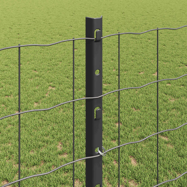 vidaXL Aita ja Tuki Harmaa 1,2 x 25 m Ter&auml;s