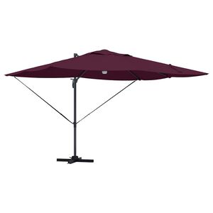 vidaXL Aurinkovarjo Bordeaux punainen 351 x 250 x 253 cm