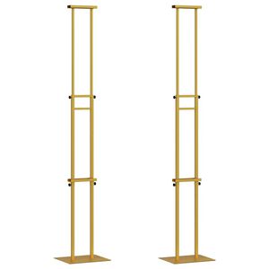 vidaXL Messun&auml;yt&ouml;t 2 kpl Kulta 30 x 23,5 x 210 cm Ter&auml;s
