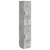 vidaXL Kaappisarja 2 pcs Betoninharmaa Tekninen puu