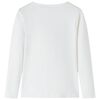 Lasten pitk&auml;hihainen T-paita ecru 104