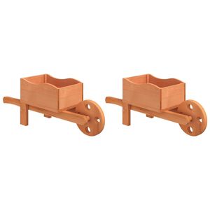 vidaXL Kottik&auml;rryt kukkalaatikot 2 kpl 47x15x19 cm t&auml;ysi kuusi