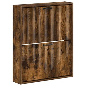 vidaXL Sein&auml;lle asennettava kenk&auml;kaappi HOORN 71 x 17 x 86 cm