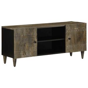 vidaXL TV-kaappi vaaleanharmaa 105x33,5x46 cm massiivipuu mango
