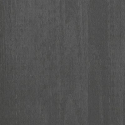 vidaXL Sivupöytä HAMAR tummanharmaa 79x40x80 cm täysi mänty
