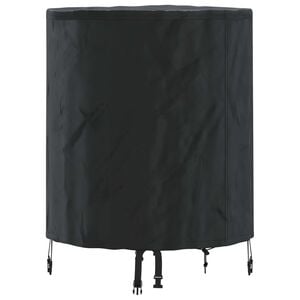 vidaXL P&ouml;yt&auml; suojus 62 x 62 x 70 cm kangas Py&ouml;re&auml; Vedenpit&auml;v&auml; Musta
