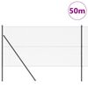 vidaXL Aitalatu Harmaa 50 x 1,2 m (19 x 19 mm verkko) Ter&auml;s ja PVC