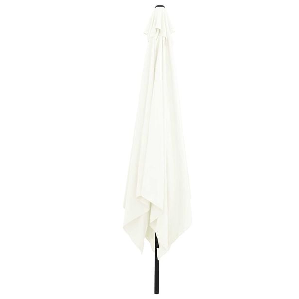 vidaXL Puutarhavarjo Valkoinen ja musta 295 x 295 x 245 cm