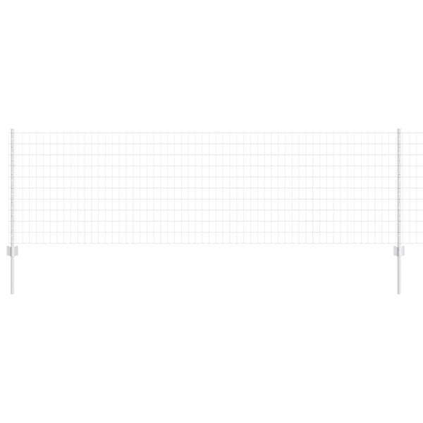 vidaXL Aita ja Tuki Hopea 0,8 x 10 m Ter&auml;s