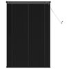 vidaXL Venezia-verho Musta 150 x 100 cm 25 mm Polyvinyylikloridi