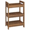 vidaXL Kylpyhuoneshelf Luonnollinen 45 x 30 x 71 cm Tiikkipuu