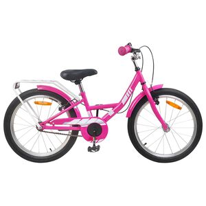 vidaXL Lastenpy&ouml;r&auml; 18 Tuumaa 5-7-vuotiaille Pinkki