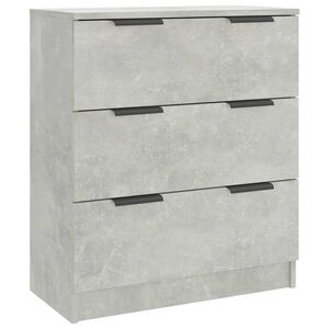 vidaXL Senkki betoninharmaa 60x30x70 cm tekninen puu