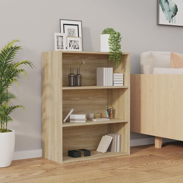 vidaXL Riippuva seinäkaappi Sonoma-tammi 69,5x32,5x90 cm